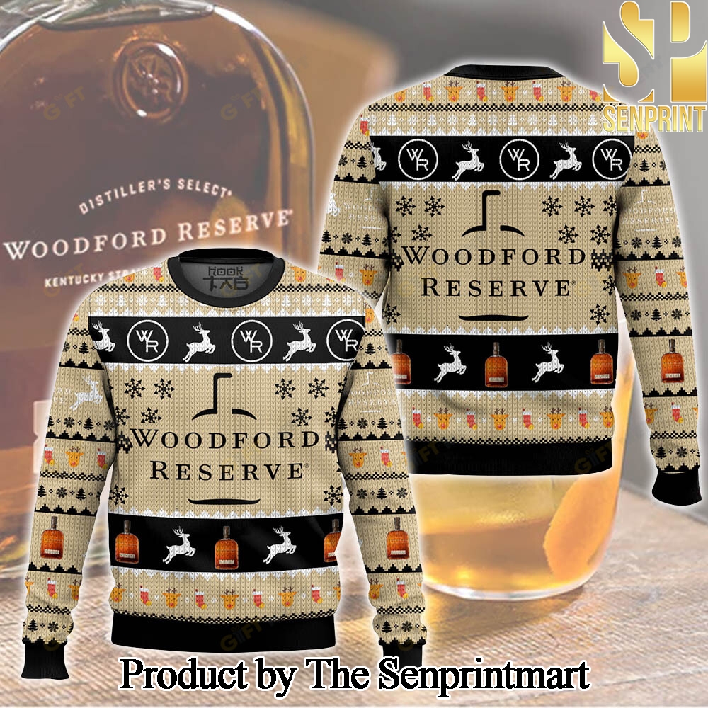 Woodford Reserve For Christmas Gifts Ugly Christmas Holiday Sweater SEN0381