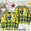 TOP 14 Rugby Union Aviron Bayonnais For Christmas Gifts Ugly Xmas Wool Knitted Sweater SEN2232