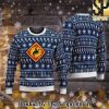 TOP 14 Rugby Union USA Perpignan Knitting Pattern Ugly Christmas Sweater SEN2224