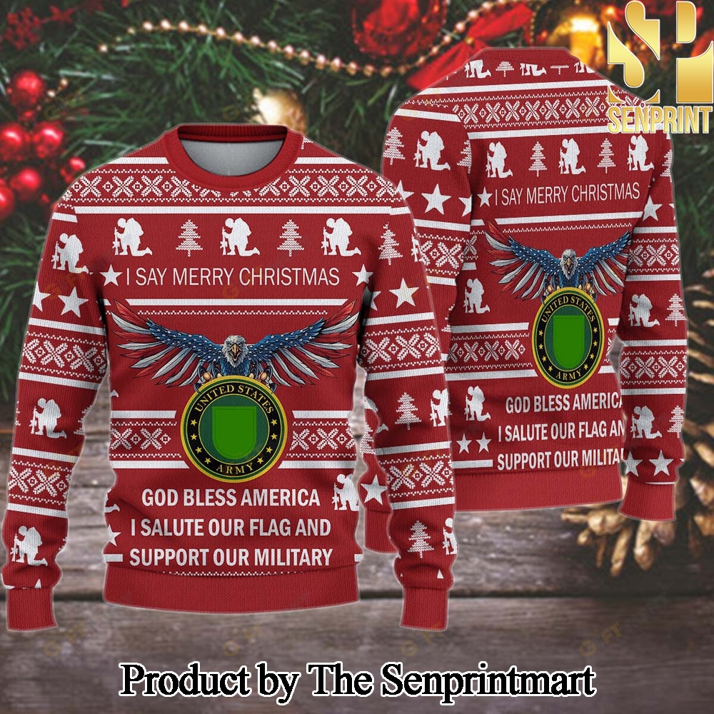 10th Special Forces Group Woolen Christmas Ugly Sweater SEN0689