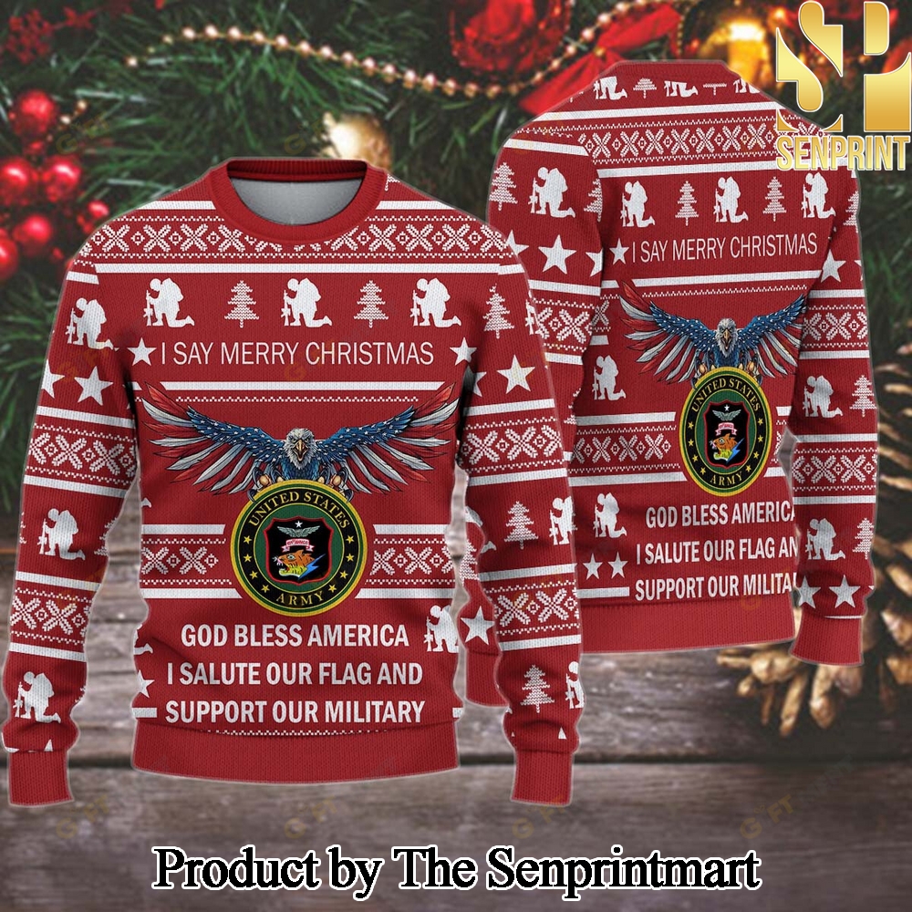 121st Aviation Company Wool Holiday Sweater SEN0669