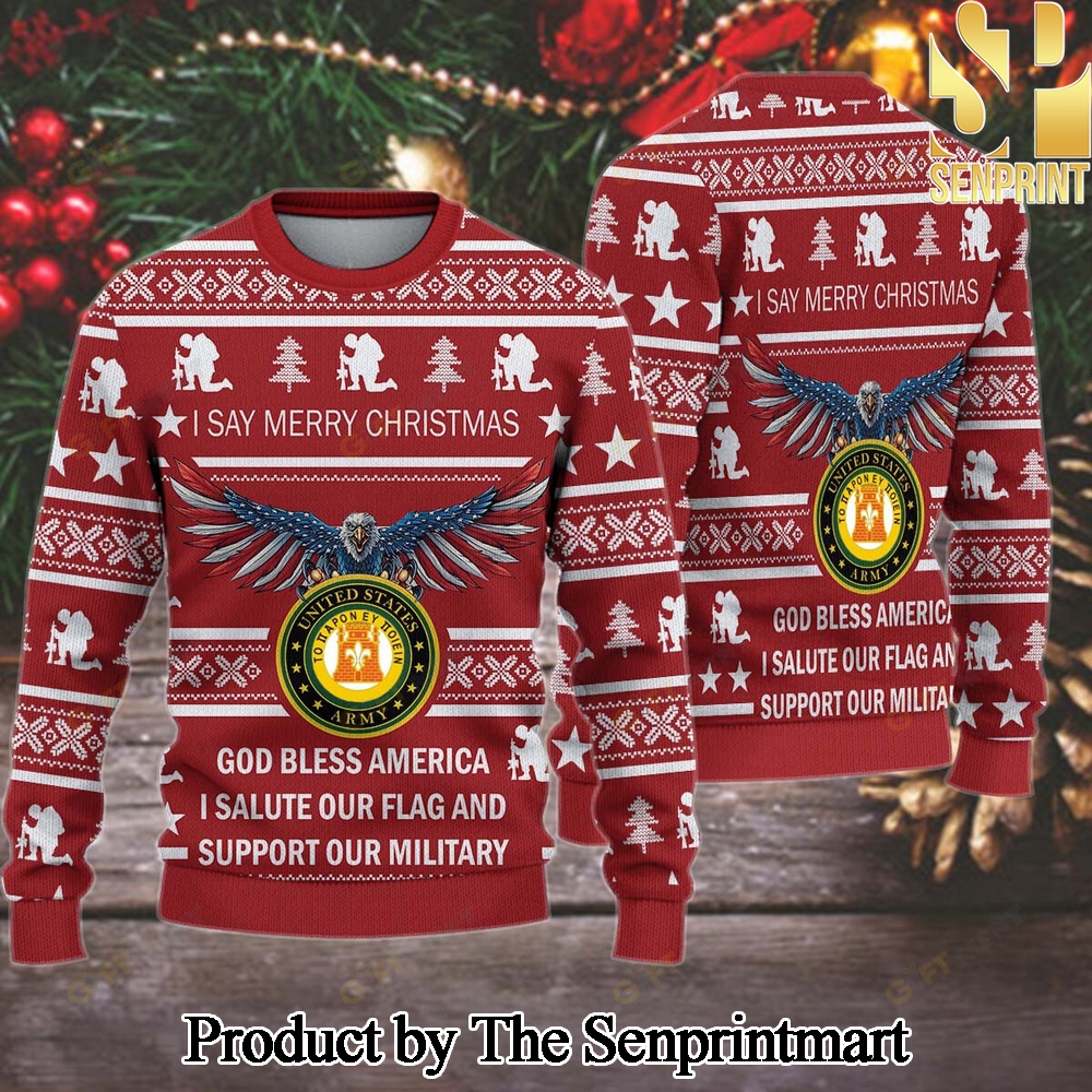 121st Signal Battalion For Christmas Gifts Ugly Christmas Holiday Sweater SEN0654