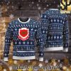 143rd Evacuation Hospital Wool Holiday Sweater SEN0438