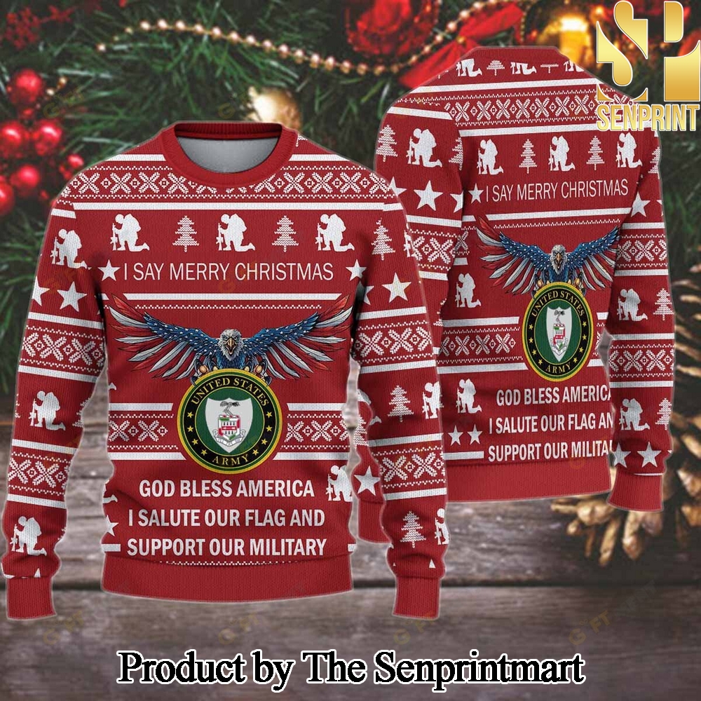 2nd Battalion 5th Infantry Ugly Xmas Wool Knitted Sweater SEN0452