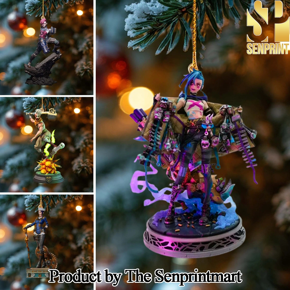 Arcane Characters Gift Ideas All Over Print Christmas Figure Ornaments SEN0543