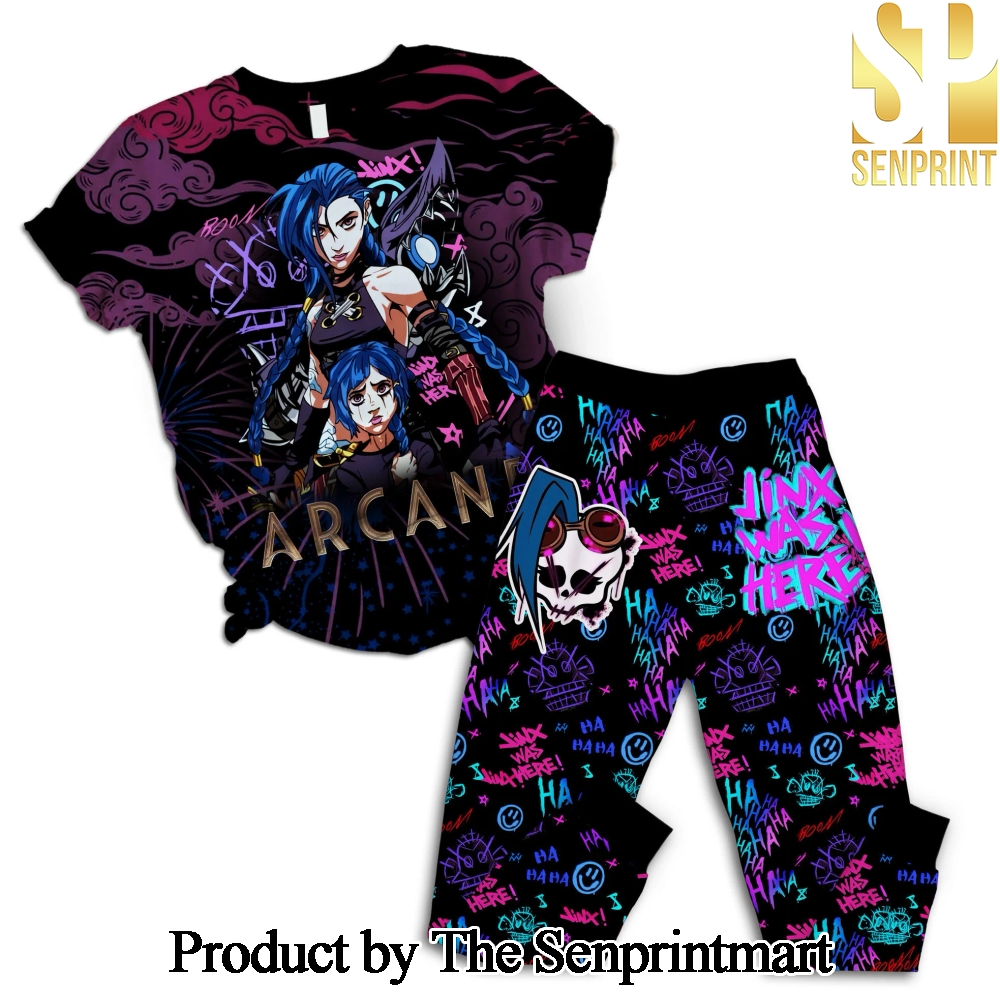 Arcane Jinx For Fan All Over Print Christmas Pajamas Sets SEN0548