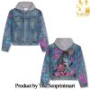 Arcane Jinx Gift Ideas All Over Printed Hooded Denim Jacket SEN0512