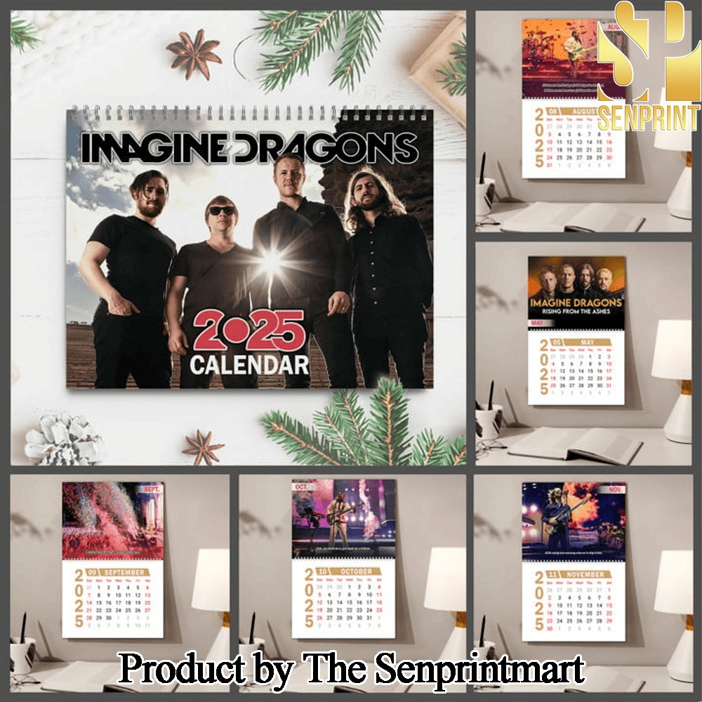 Imagine Dragons Unique Full Printing Wall Hanging Calendar SEN0628