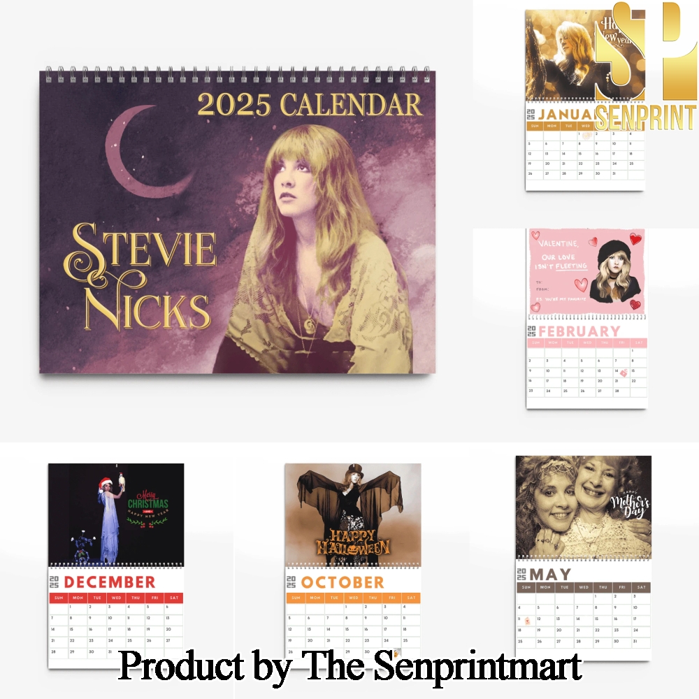 Stevie Nicks For Fans Full Printed Wall Hanging Calendar SEN0617