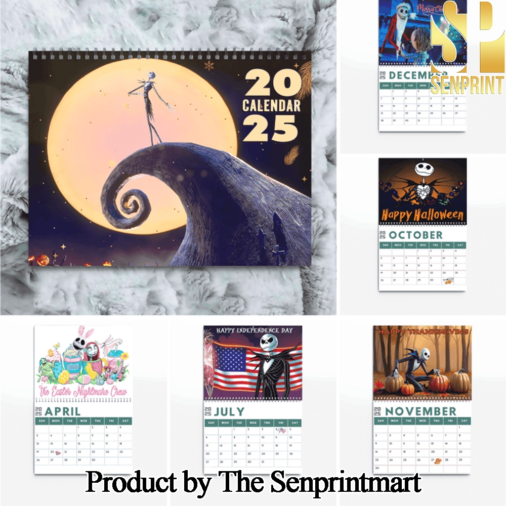 The Nightmare Before Christmas For Fan 3D Wall Hanging Calendar SEN0629