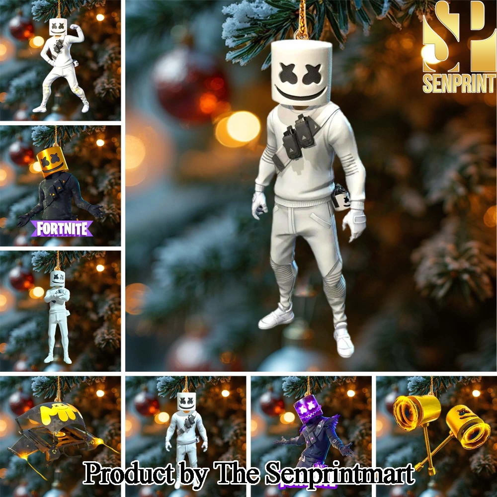 Fortnite Gift Ideas Full Printed Christmas Figure Ornaments SEN0624