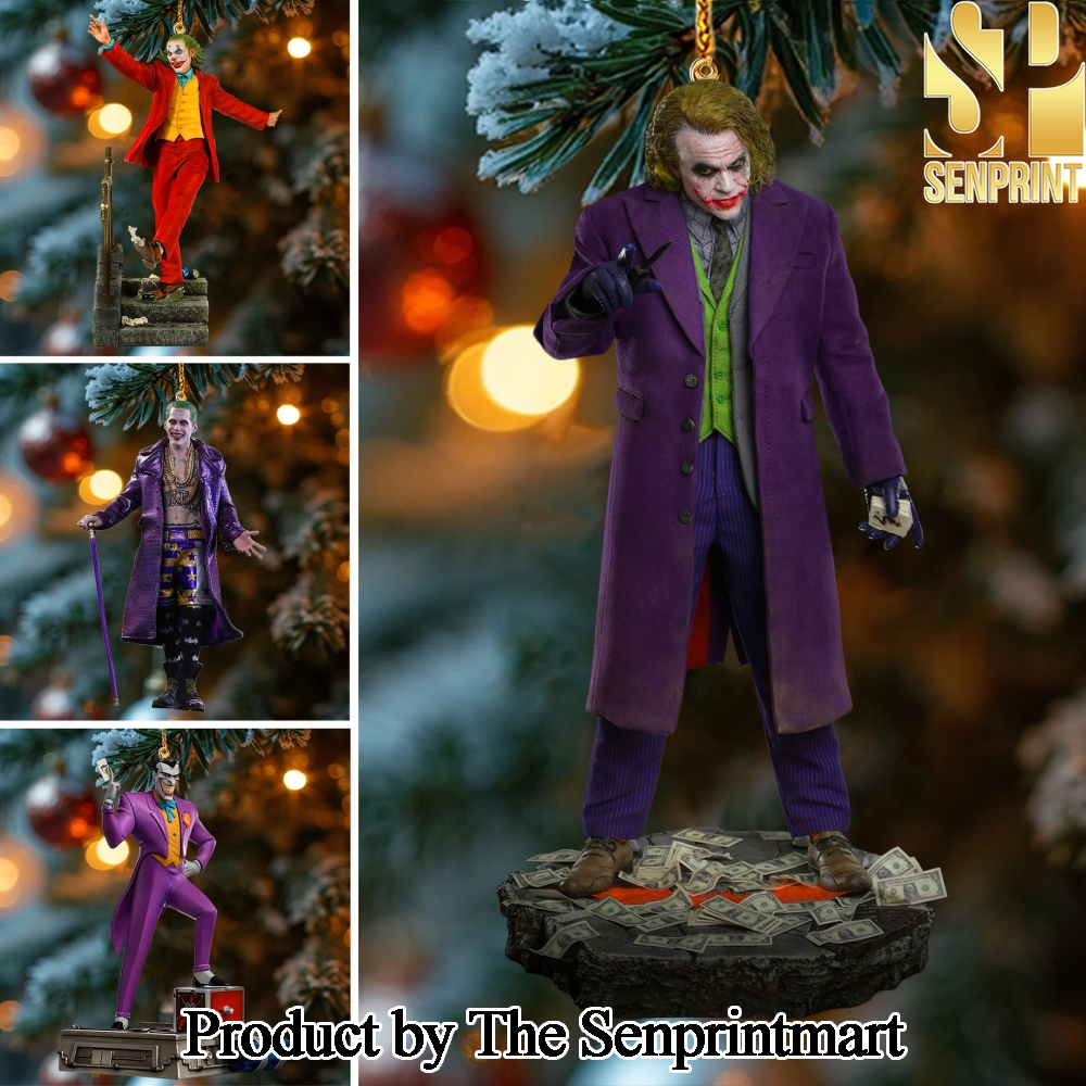 Joker For Fan Full Printed Christmas Figure Ornaments SEN0616