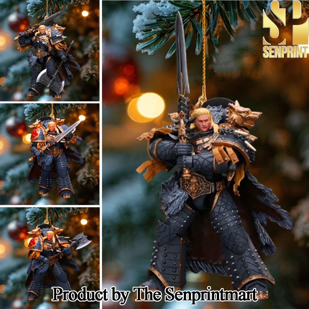 Leman Russ The Great Wolf Gift Ideas All Over Print Christmas Figure Ornaments SEN0643