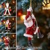 Santa Claus For Fans Full Printing Christmas Figure Ornaments SEN0649