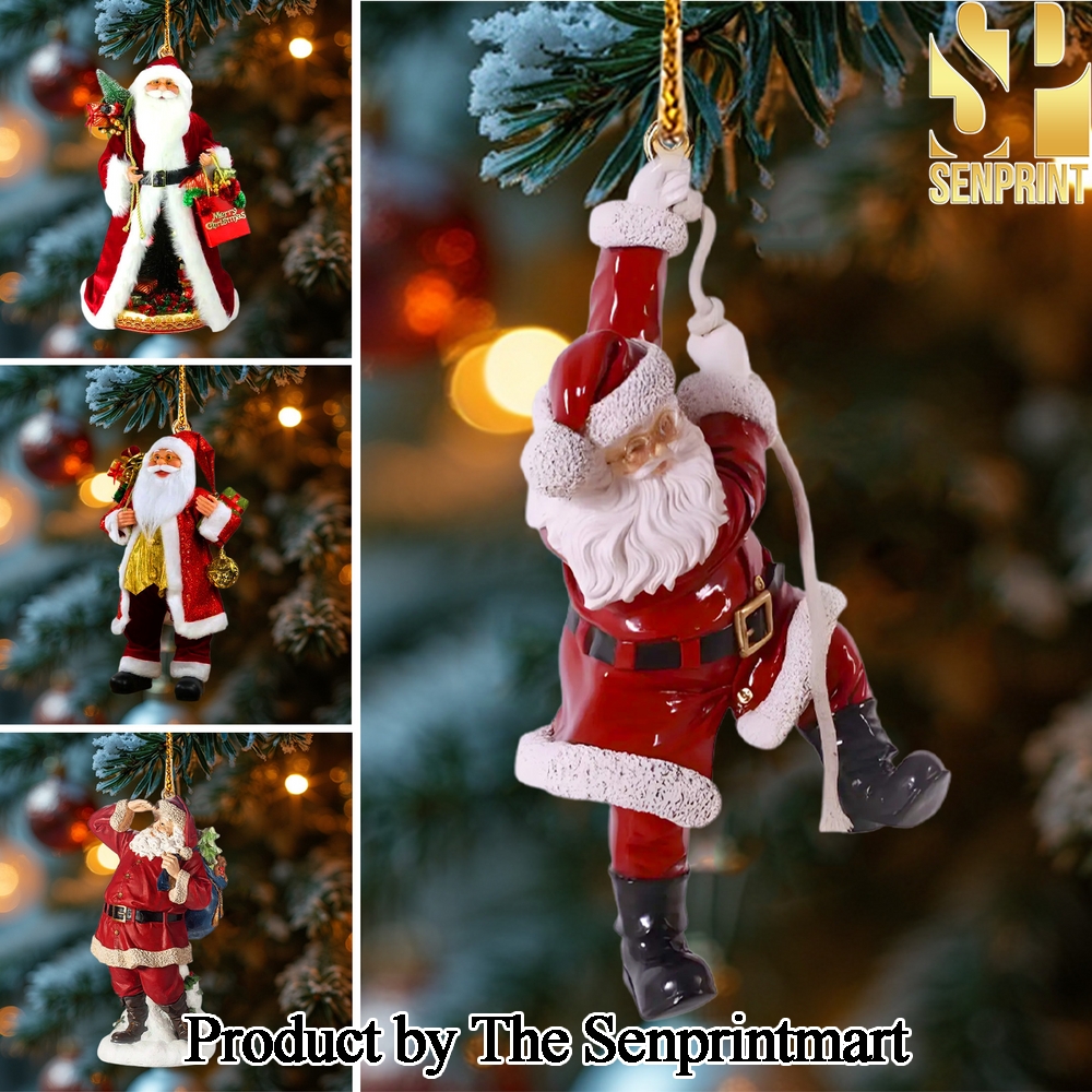 Santa Claus For Fan All Over Print Christmas Figure Ornaments SEN0652