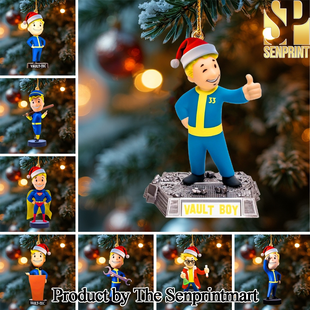 Vault Boy Gift Ideas All Over Print Christmas Figure Ornaments SEN0660