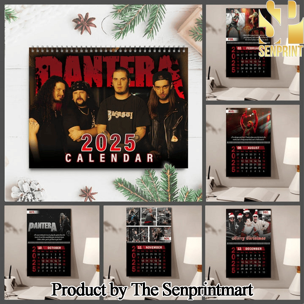 Pantera For Fan All Over Print Wall Hanging Calendar SEN0618