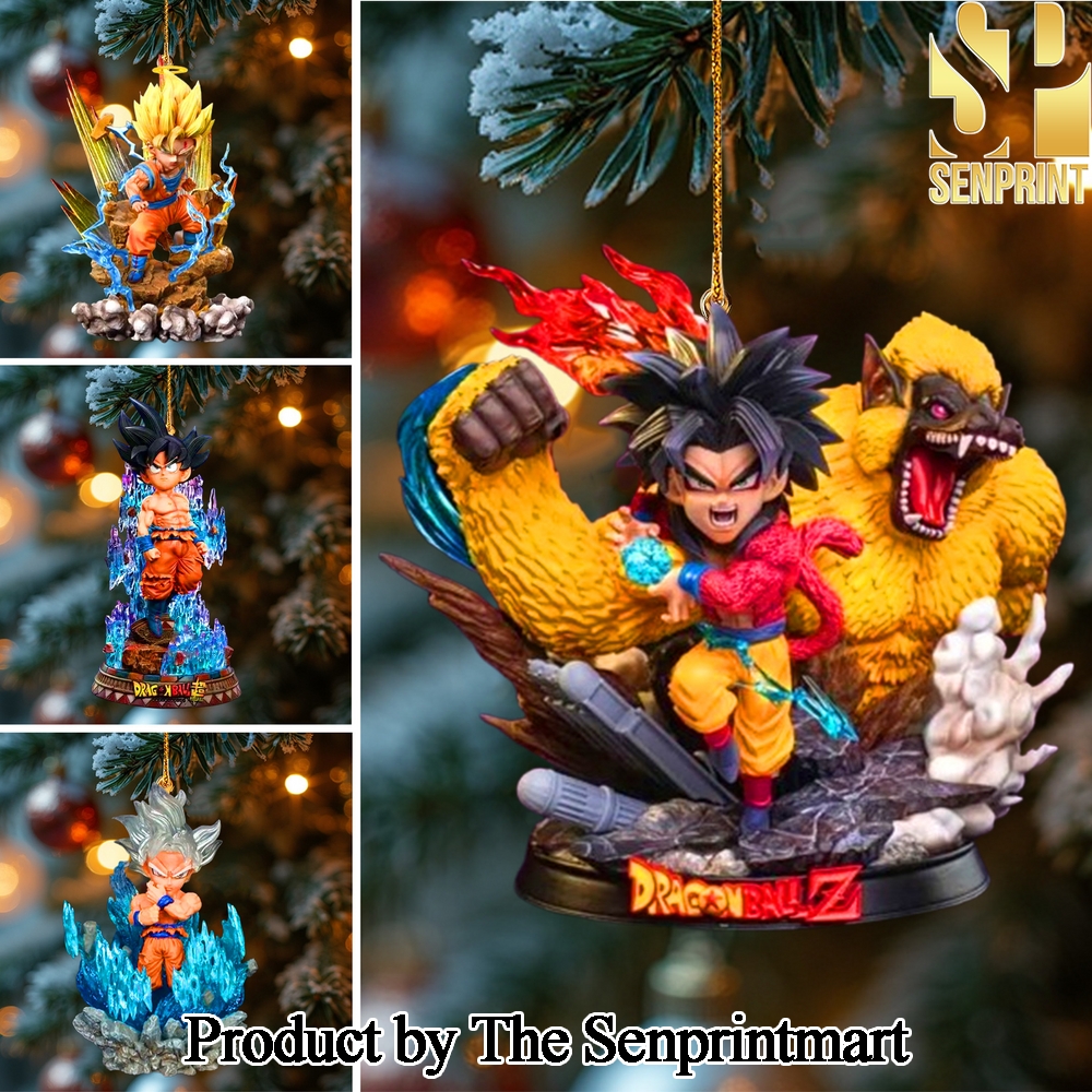 Dragon Ball Z Gift Ideas All Over Print Christmas Figurine Ornaments SEN0994