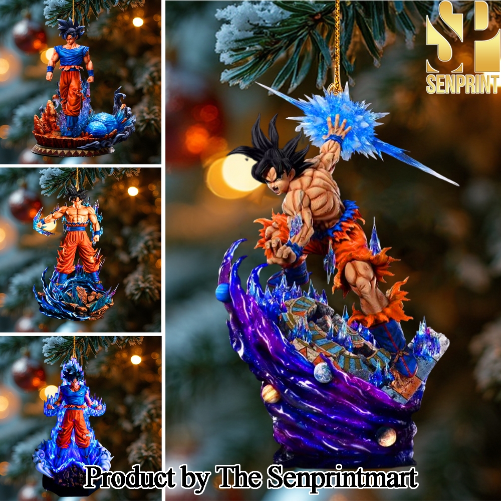 Dragon Ball Z Gift Ideas All Over Printed Christmas Figurine Ornaments SEN0995