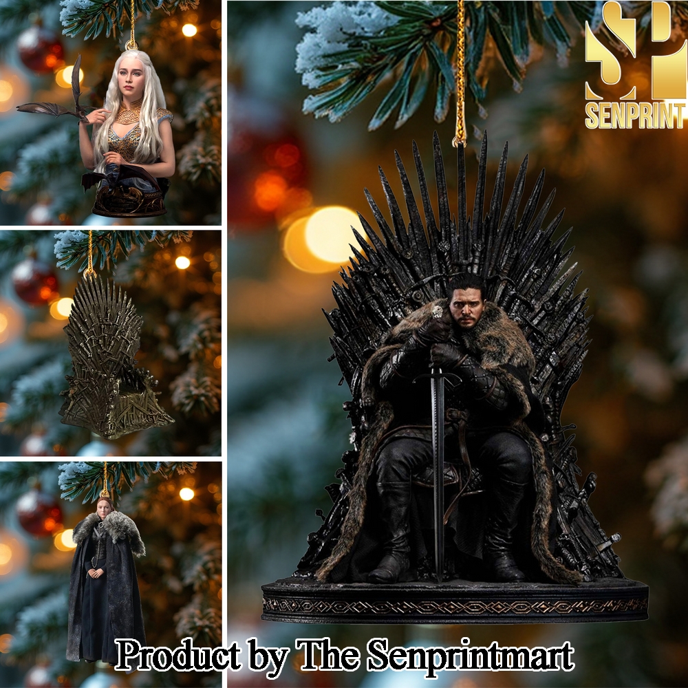 Game Of Thrones For Fan All Over Printed Christmas Figurine Ornaments SEN0954