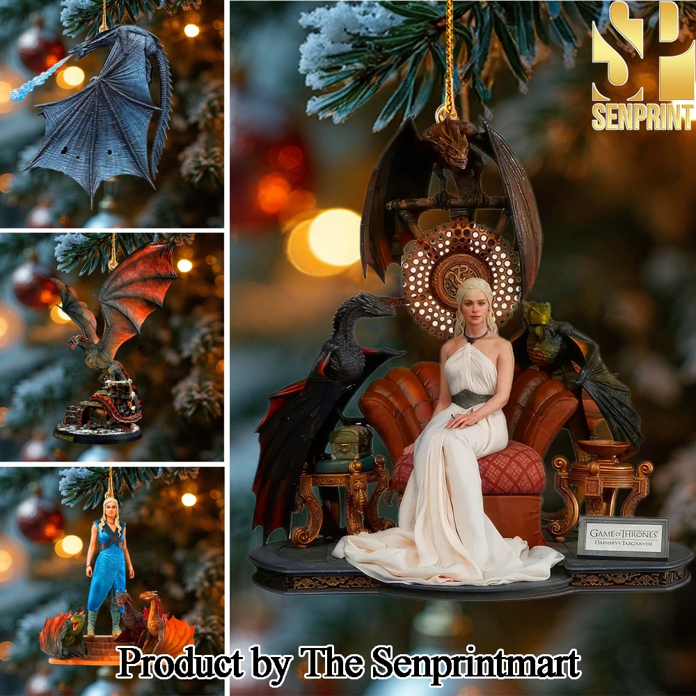 Game Of Thrones Gift Ideas All Over Print Christmas Figurine Ornaments SEN0960