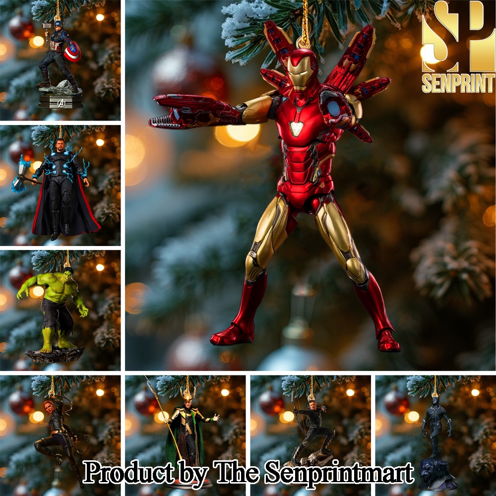 Iron Man For Fans All Over Print Christmas Figurine Ornaments SEN0953