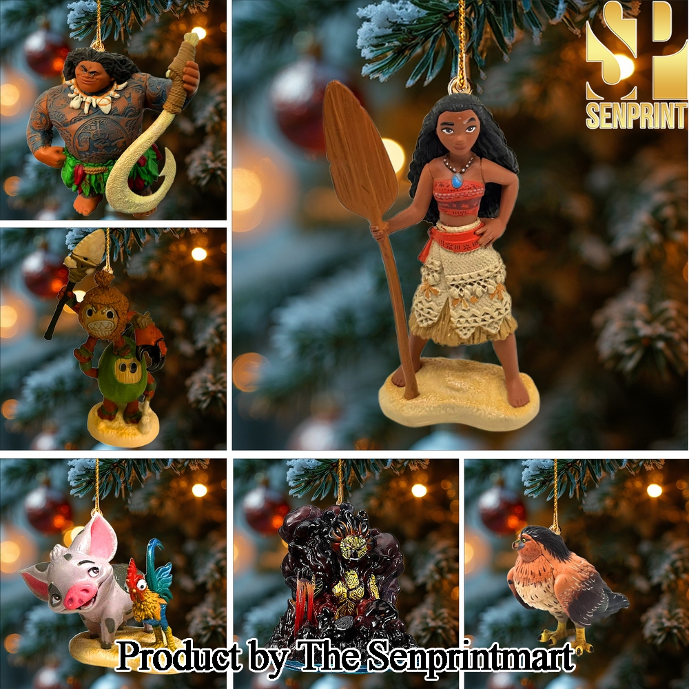 Moana For Fan Full Printing Christmas Figurine Ornaments SEN0948