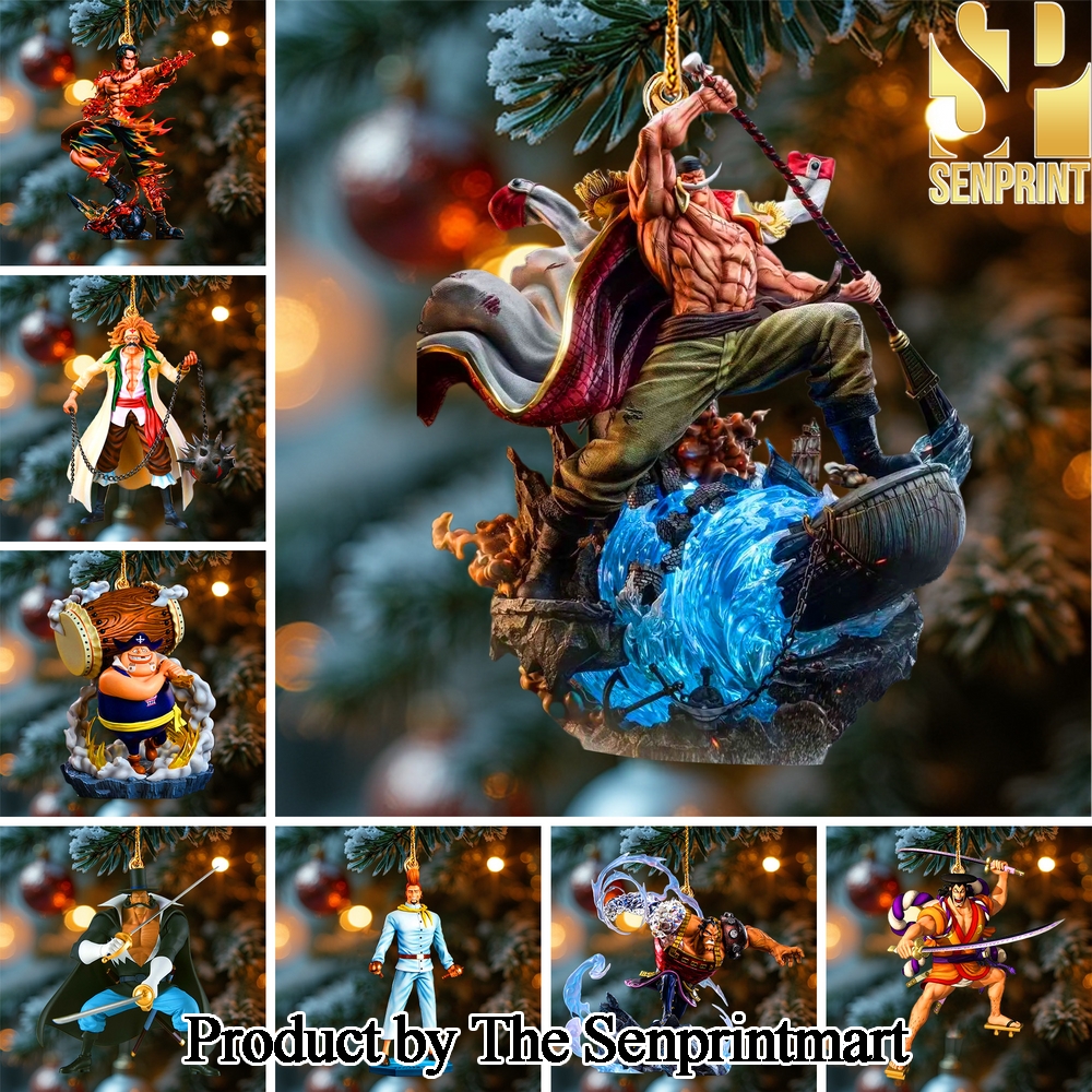 One Piece Gift Ideas Full Printing Christmas Figurine Ornaments SEN0973