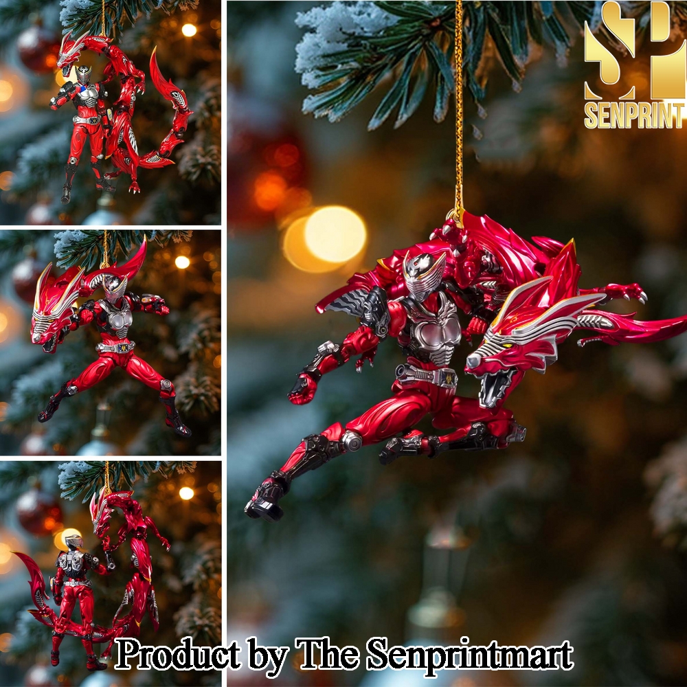 Sic Kamen Rider For Fans All Over Printed Christmas Figurine Ornaments SEN0938