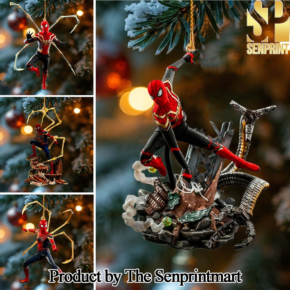 Spider-Man Gift Ideas Full Printed Christmas Figurine Ornaments SEN0958