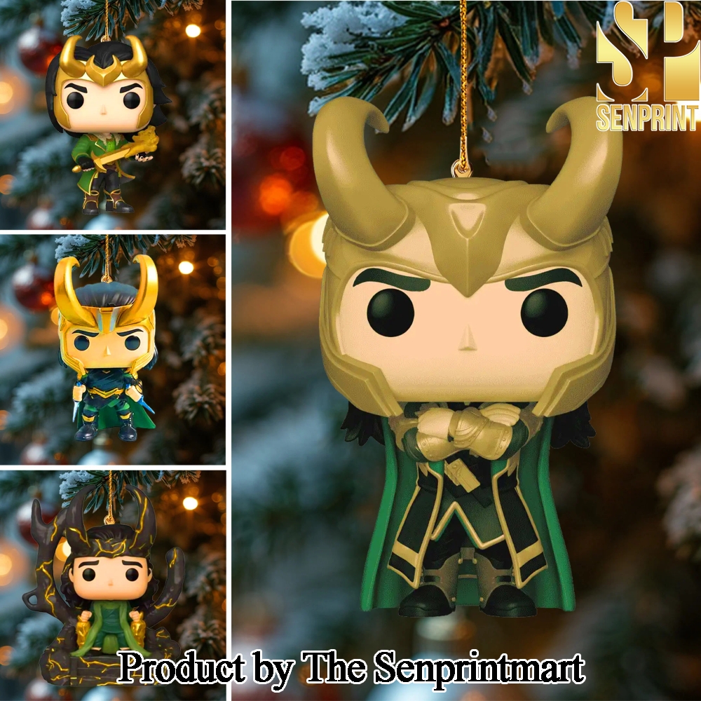 Loki For Fans All Over Print Christmas Figure Ornaments SEN0619