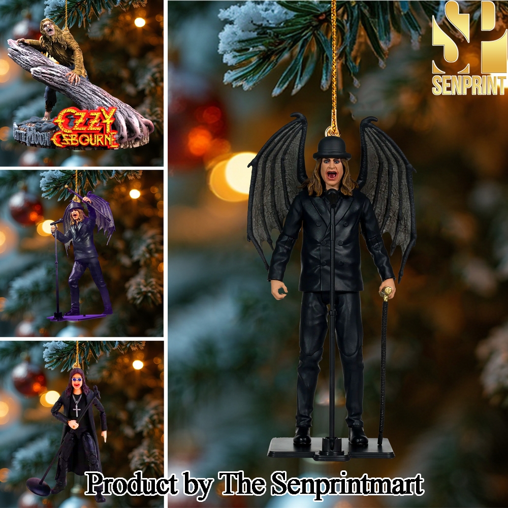 Ozzy Osbourne For Fan Full Printed Christmas Figure Ornaments SEN0667