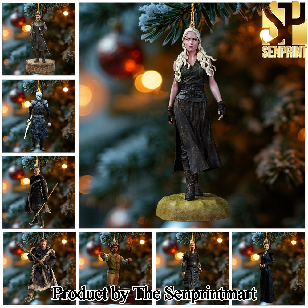 Game Of Thrones For Fan Full Printed Christmas Figurine Ornaments SEN0950