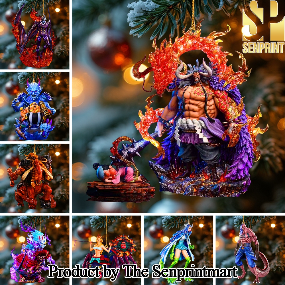 One Piece For Fans All Over Printed Christmas Figurine Ornaments SEN0921