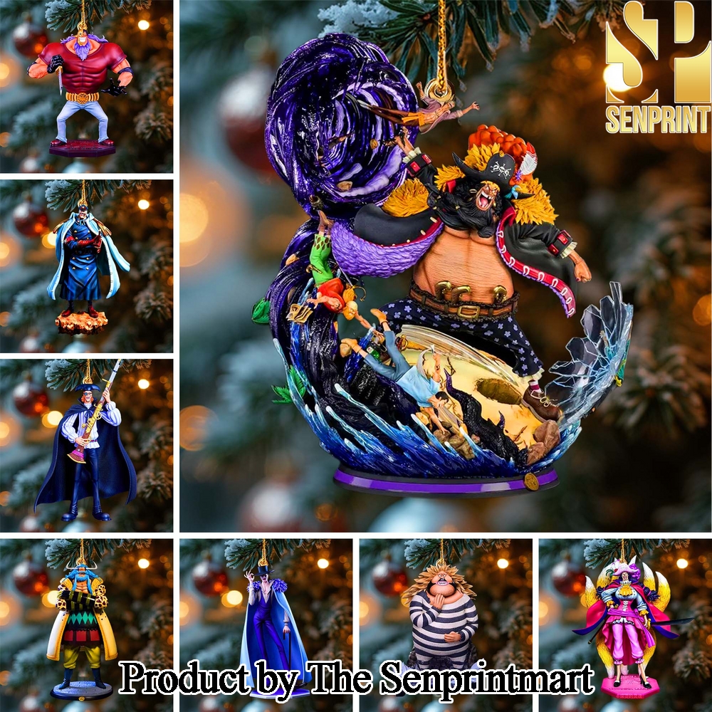 One Piece Gift Ideas Full Print Christmas Figurine Ornaments SEN0974