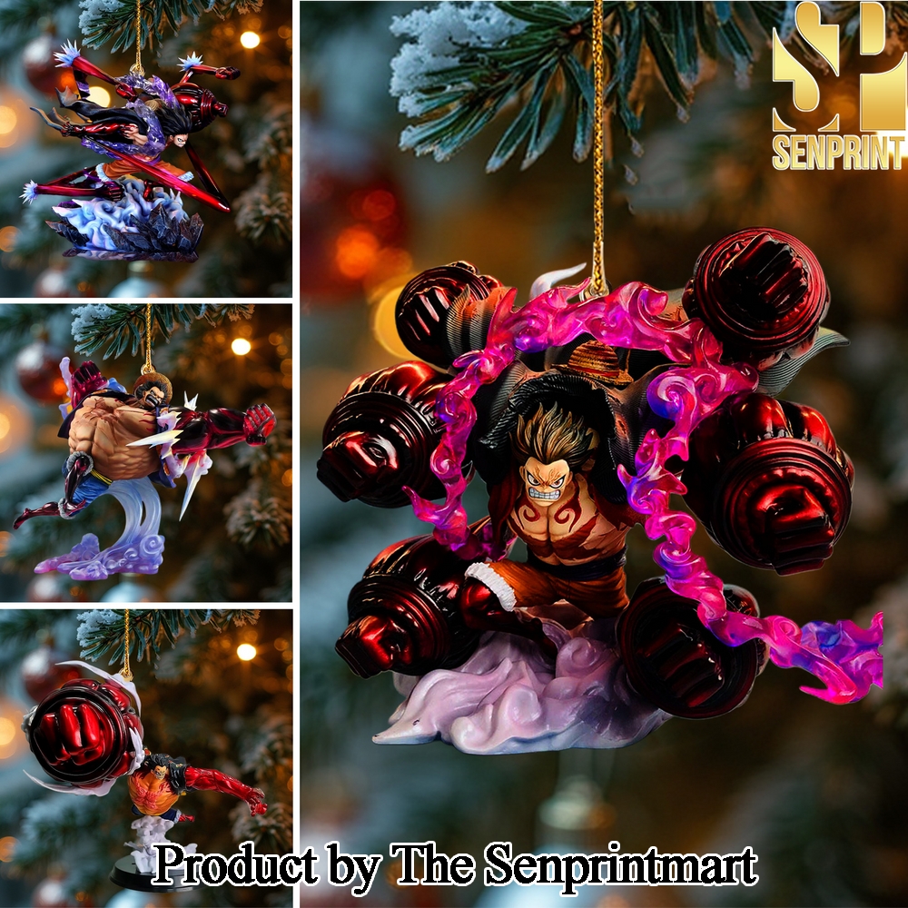 One Piece Gift Ideas Full Printing Christmas Figurine Ornaments SEN0956