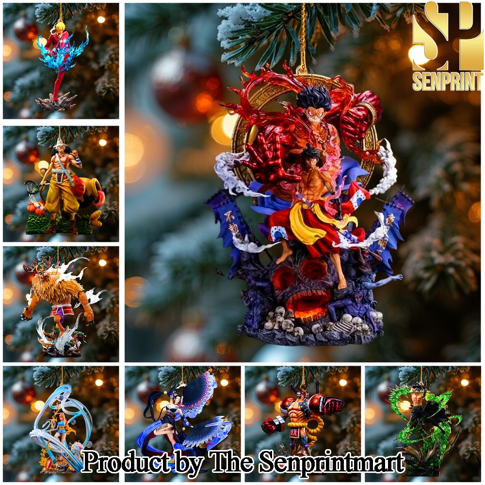 One Piece Unique Full Printing Christmas Figurine Ornaments SEN0979