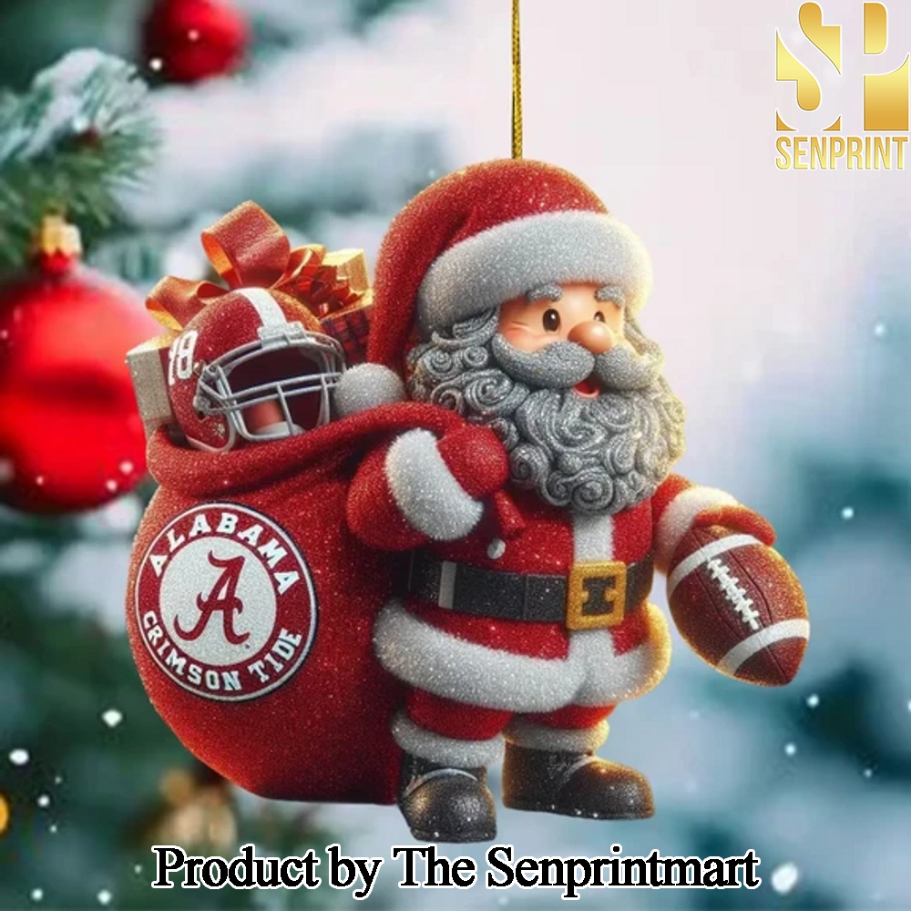 Alabama Crimson Tide For Fan Full Printed Christmas Figurine Ornaments SEN1324