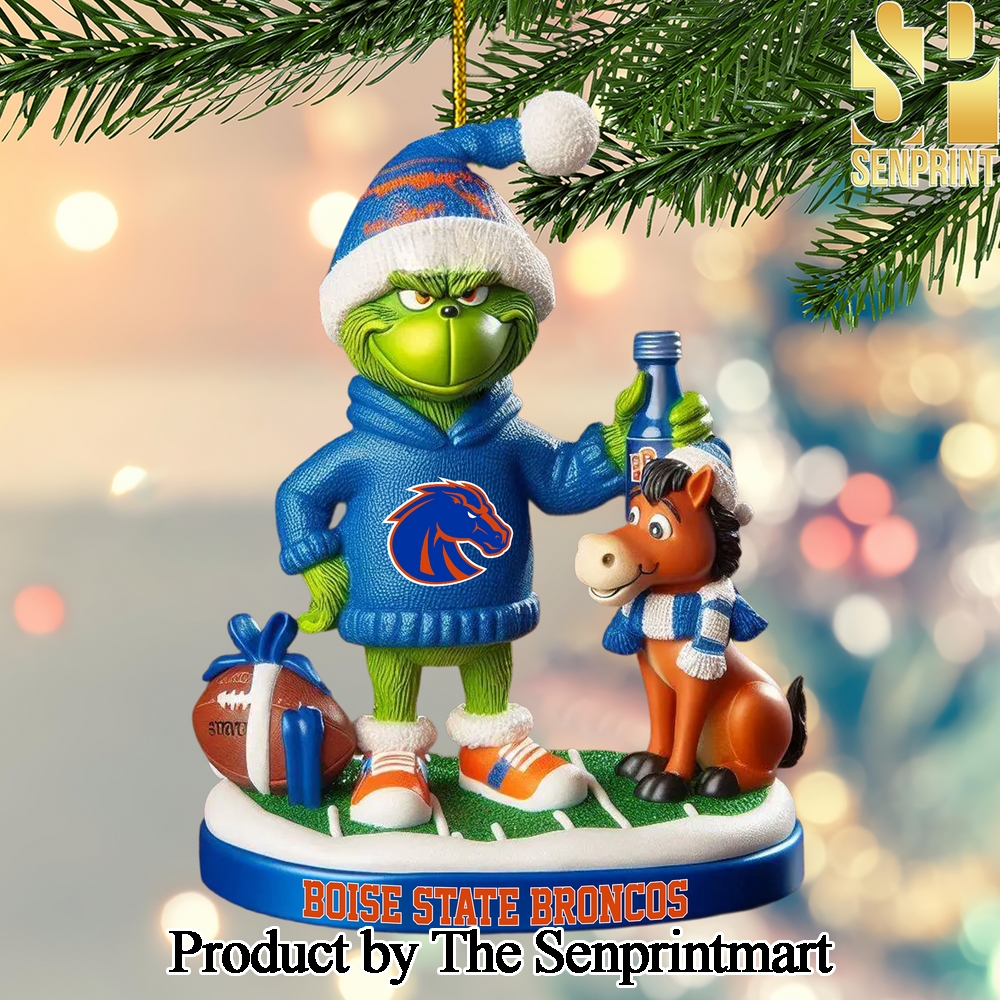 Boise State Broncos For Fan 3D Christmas Figurine Ornaments SEN1144