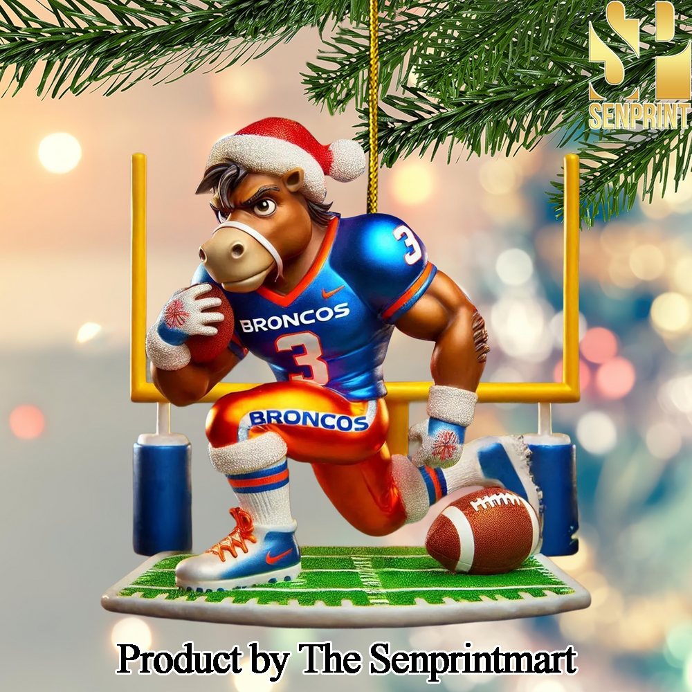 Boise State Broncos For Fan Full Printing Christmas Figurine Ornaments SEN1146