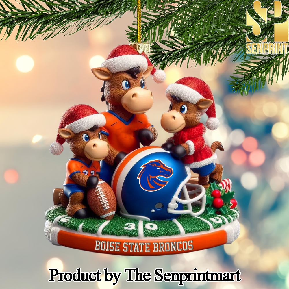 Boise State Broncos For Fans 3D Christmas Figurine Ornaments SEN1145