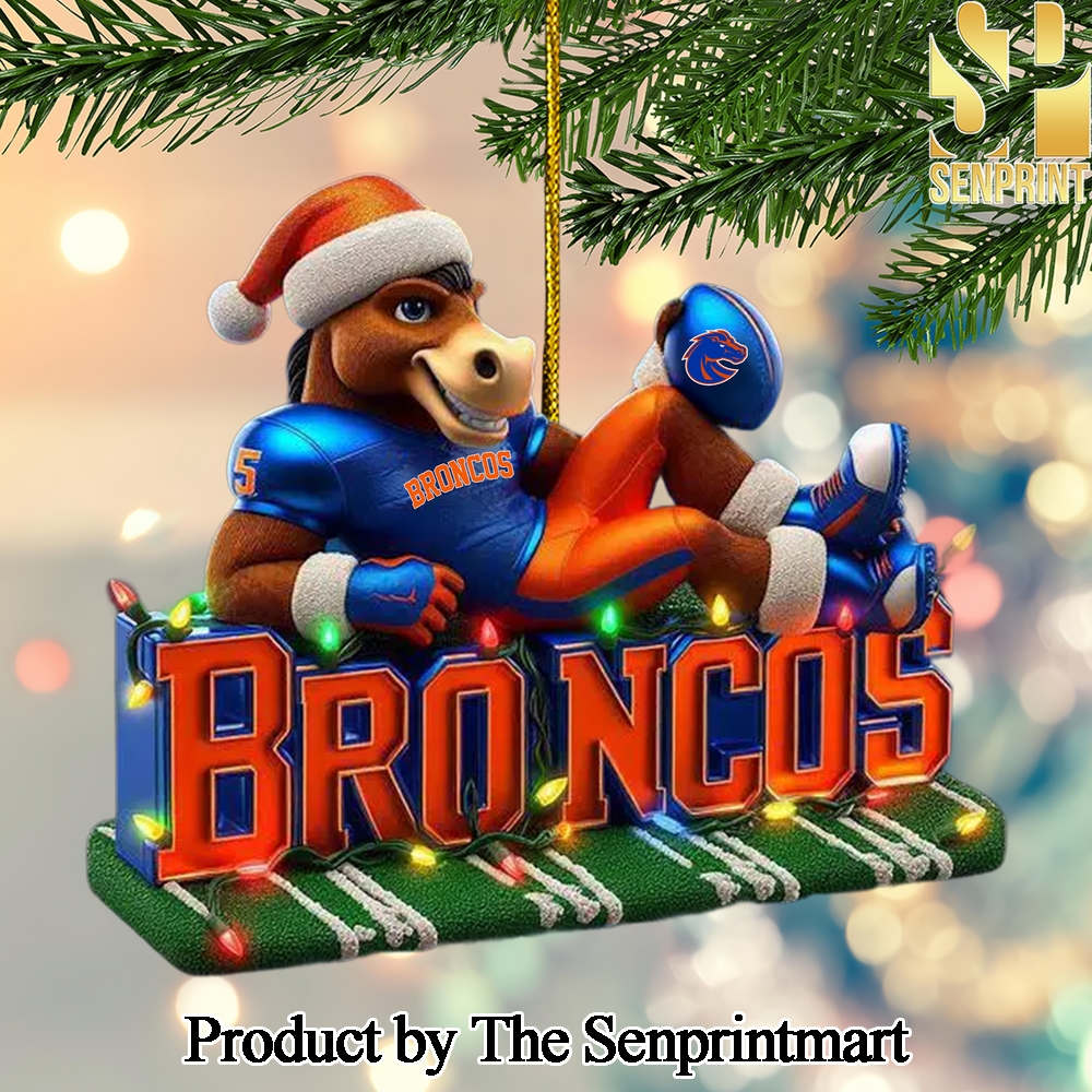 Boise State Broncos Gift Ideas 3D Christmas Figurine Ornaments SEN1141