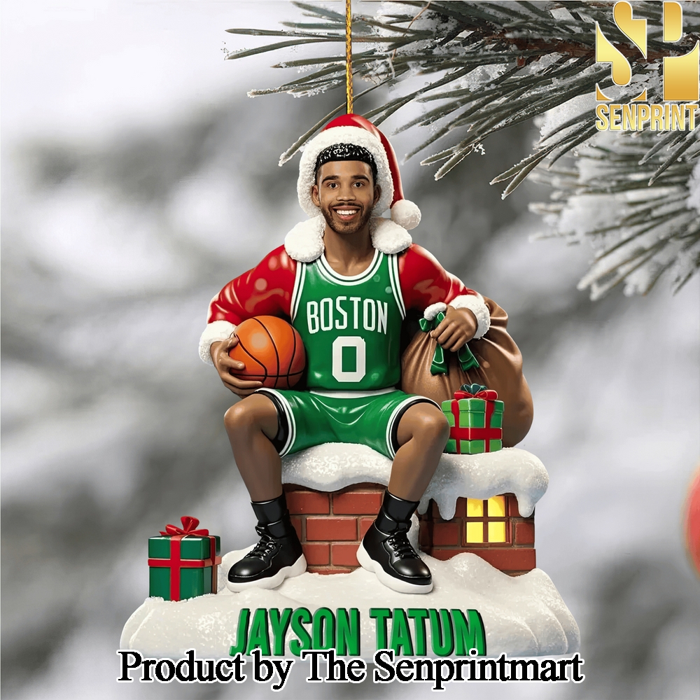 Boston Celtics Gift Ideas Full Print Christmas Figurine Ornaments SEN1299