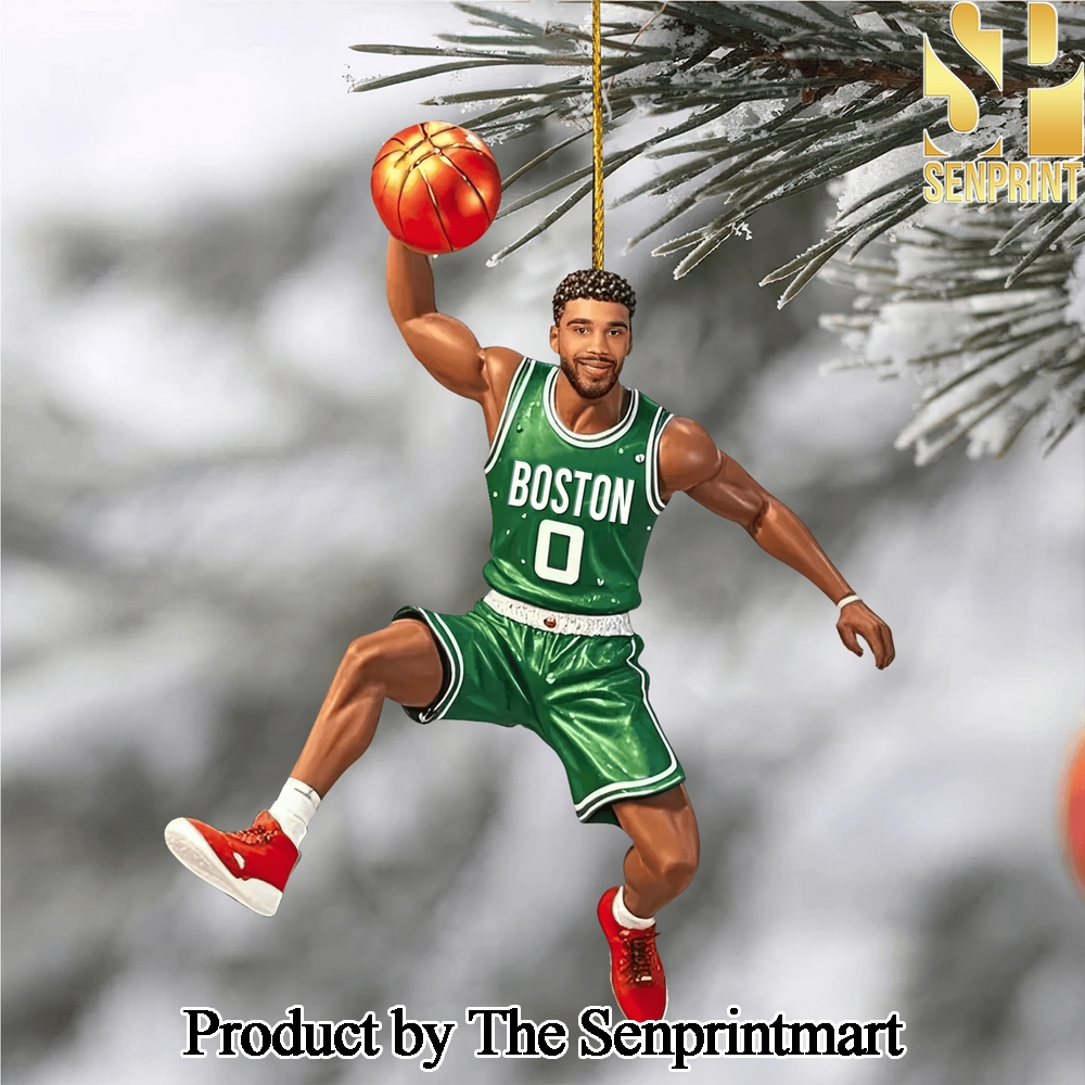 Boston Celtics Gift Ideas Full Printing Christmas Figurine Ornaments SEN1298