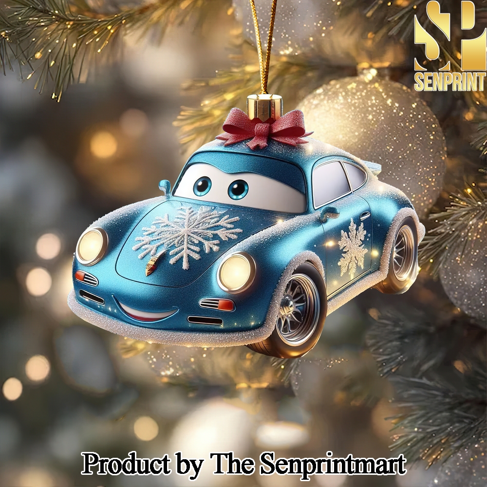 Cars Movie Gift Ideas Full Printed Christmas Figurine Ornaments SEN1316