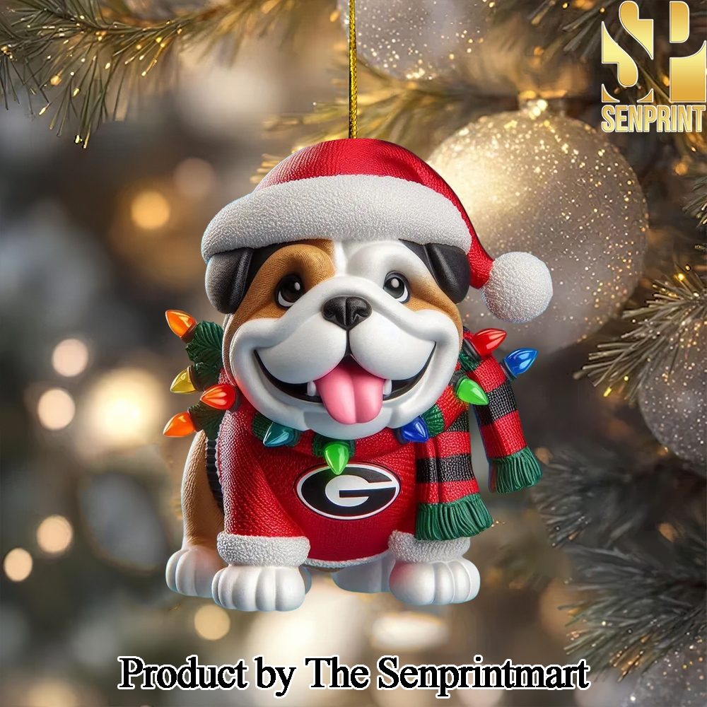 Georgia Bulldogs For Fan 3D Christmas Figurine Ornaments SEN1416