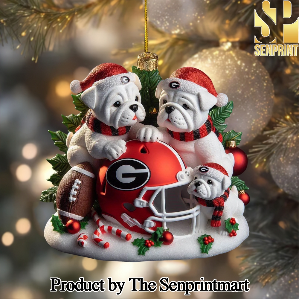 Georgia Bulldogs For Fan 3D Christmas Figurine Ornaments SEN1432