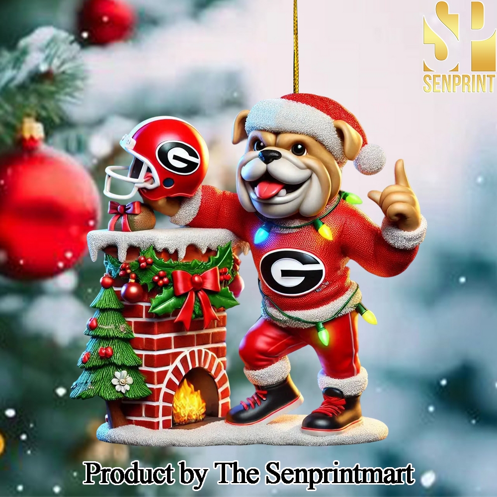 Georgia Bulldogs For Fans 3D Christmas Figurine Ornaments SEN1417