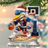 Illinois Fighting Illini For Fans All Over Printed Christmas Figurine Ornaments SEN1217