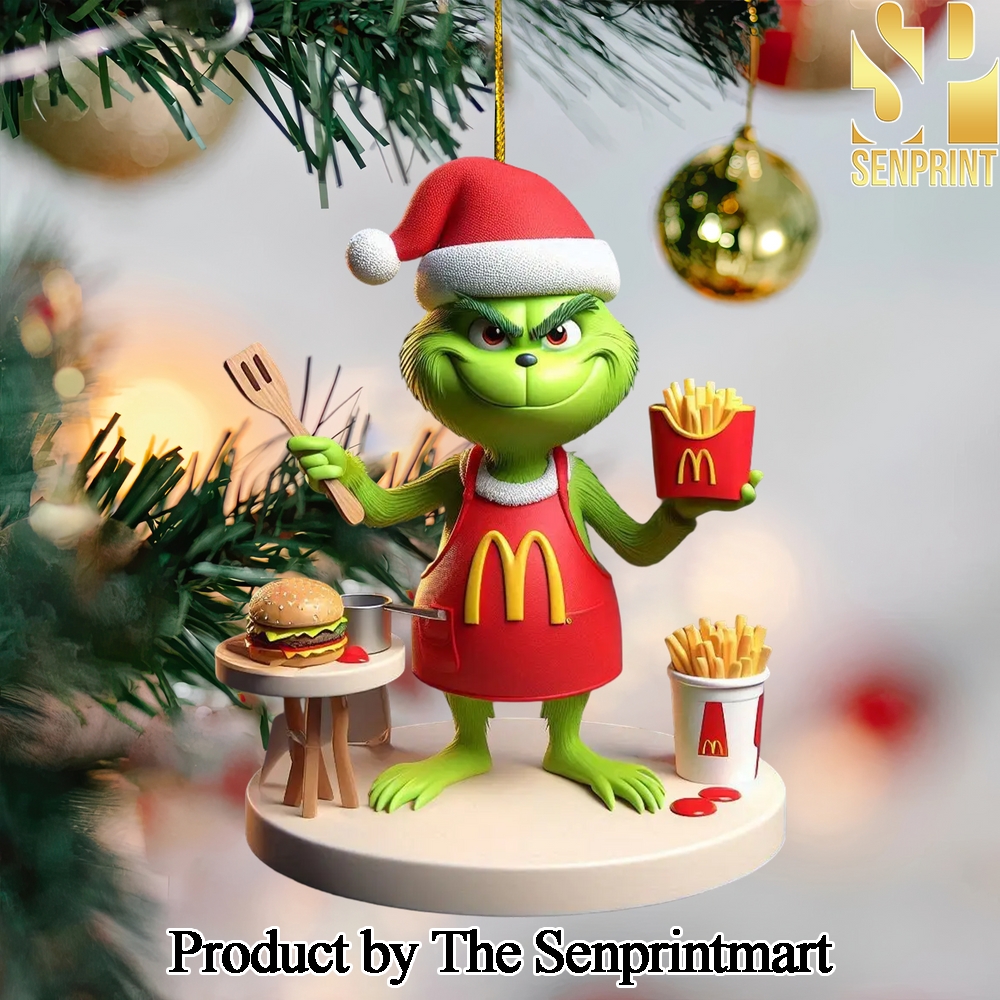 McDonald’s Gift Ideas Full Print Christmas Figurine Ornaments SEN1395